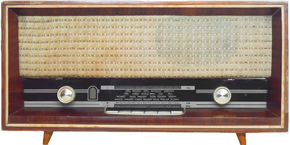 Radioapparat der 1950er Jahre